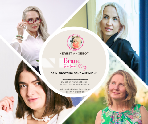 Brand Portrait Day. Herbst Angebot
